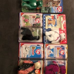 6 Collector MCD TY Beanie Babies